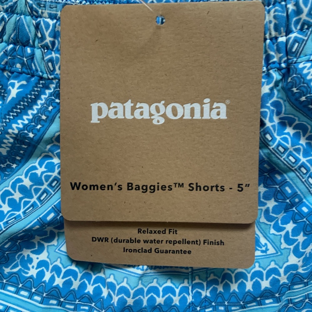 Patagonia baggies shorts Blue NWT
